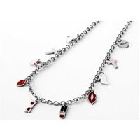Collier 4US: Cesare Paciotti Femme in Acier 4UCL0845W - 4UCL0845W